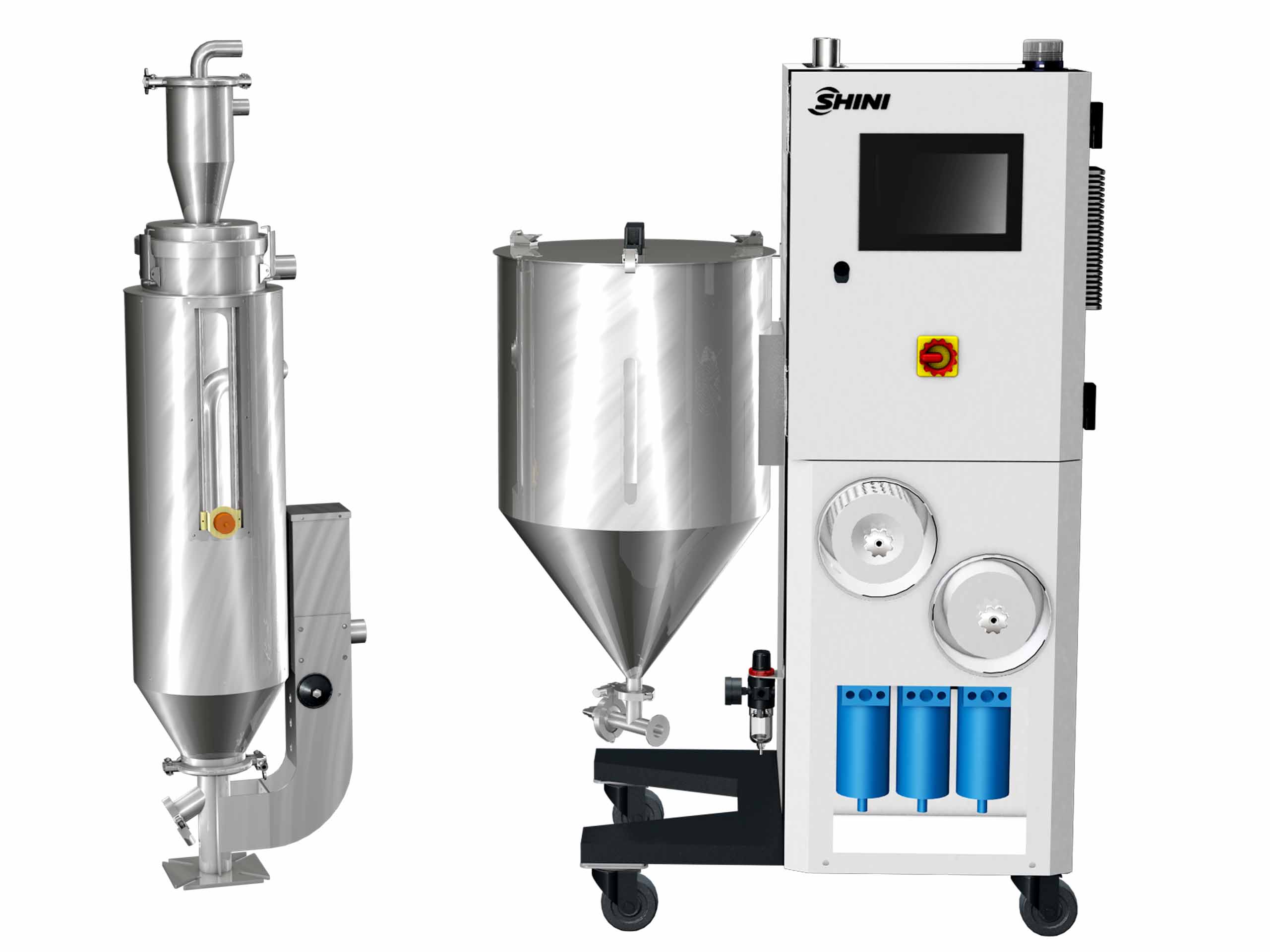 China SHINI Dehumidifying Dryer Injection Machine PET Resin Dryer